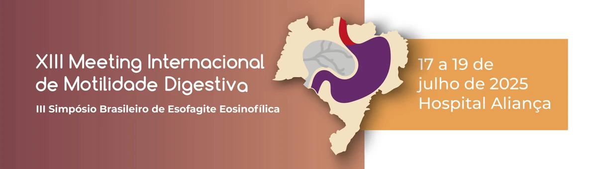 XIII MEETING INTERNACIONAL DE MOTILIDADE DIGESTIVA 