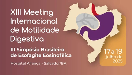 XIII MEETING INTERNACIONAL DE MOTILIDADE DIGESTIVA 