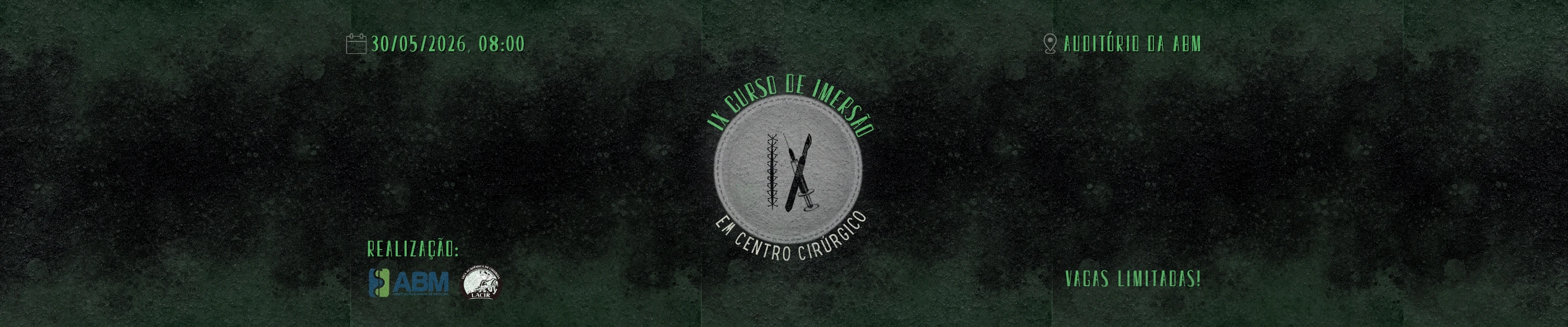 IX CURSO DE IMERSÃO EM CENTRO CIRÚRGICO