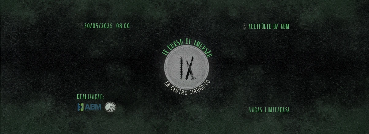 IX CURSO DE IMERSÃO EM CENTRO CIRÚRGICO