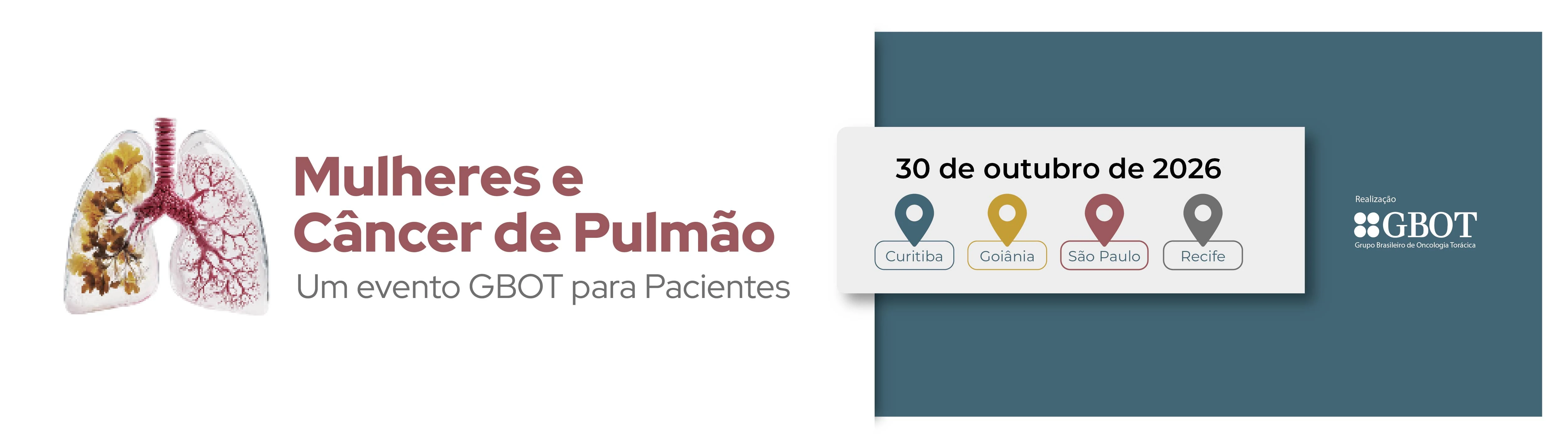 MULHERES COM CÂNCER DE PULMÃO - 2026